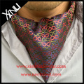 Gravata de seda artesanal cavalheiro Paisley gravata gravata Ascot Cravat Mens